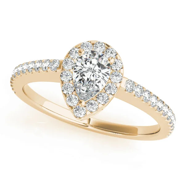 Isabeau pear engagement ring