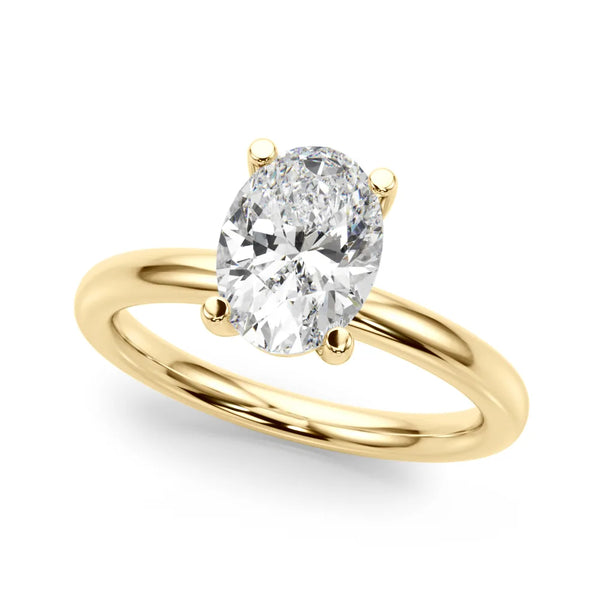 Isadora oval engagement ring