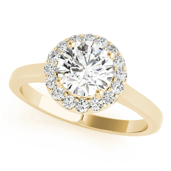 Juliet round engagement ring