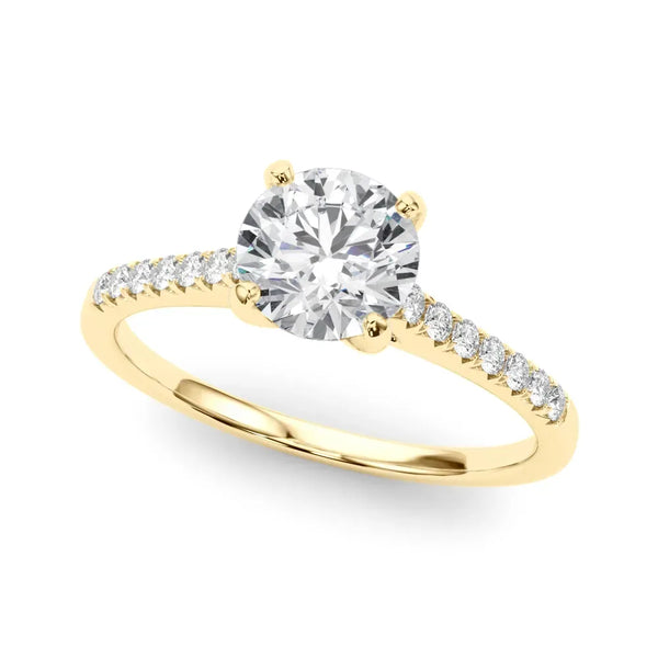 Lana round engagement ring