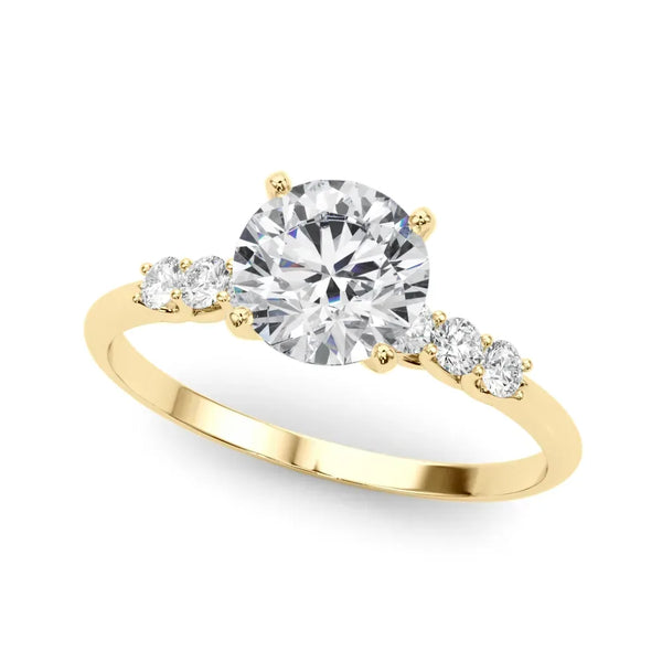 Marisol round engagement ring