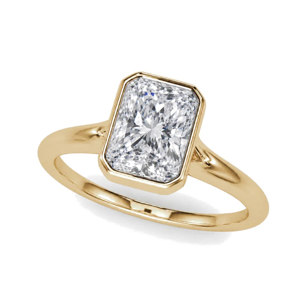 Mira radiant engagement ring