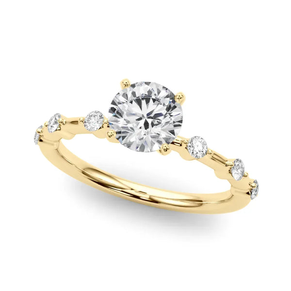 Paloma round engagement ring