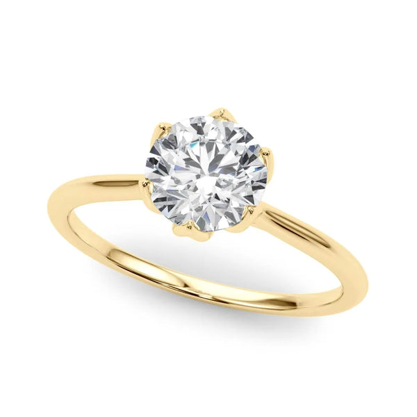 Sabrina round engagement ring