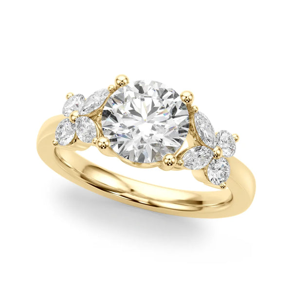 Valentina round engagement ring