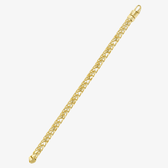 1.8mm- 3.9mm - Diamond Cut Franco Bracelet Solid Yellow Gold1.8mm-3.9mm diamond-cut Franco bracelet in 14K solid yellow gold. Radiant, durable, and polished for timeless elegance and modern sophistication.