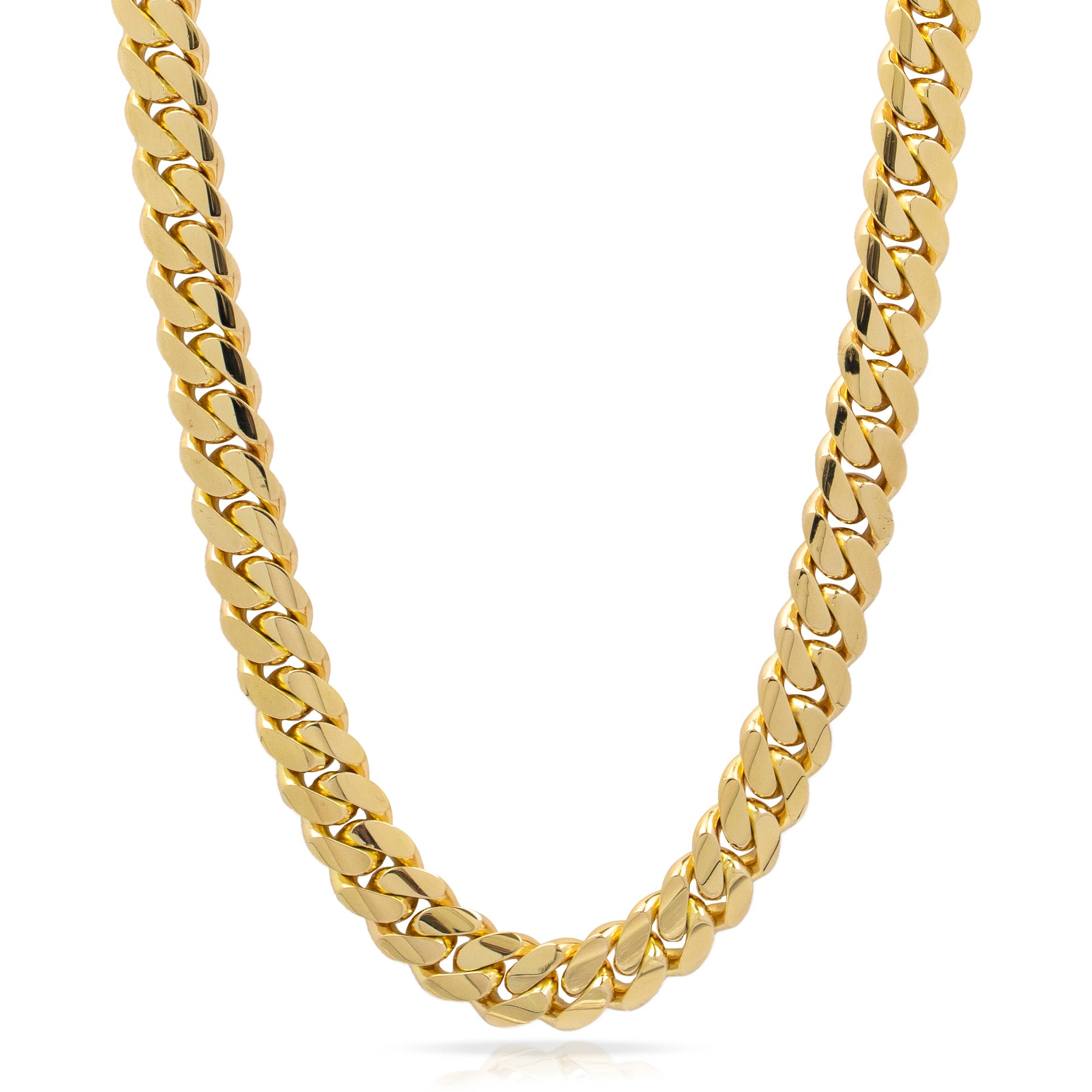 Men's 14mm Cuban Link Chain Necklace