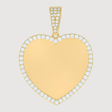  alt=" Discover love & memory with our Heart Picture Pendant in 10k Solid Gold, a stunning keepsake and perfect gift. "