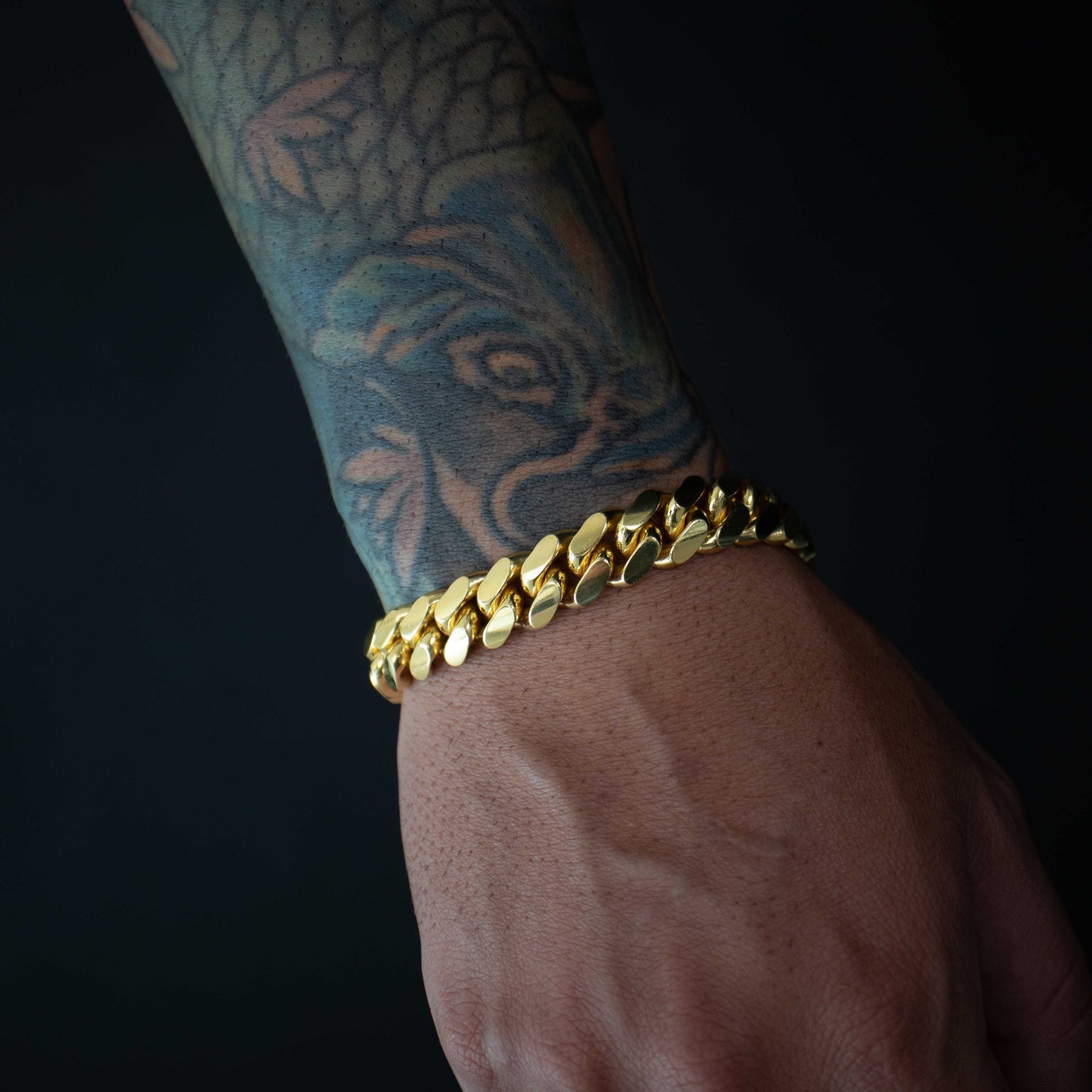 GOLDZENN Jewelry Cuban Link Bracelet