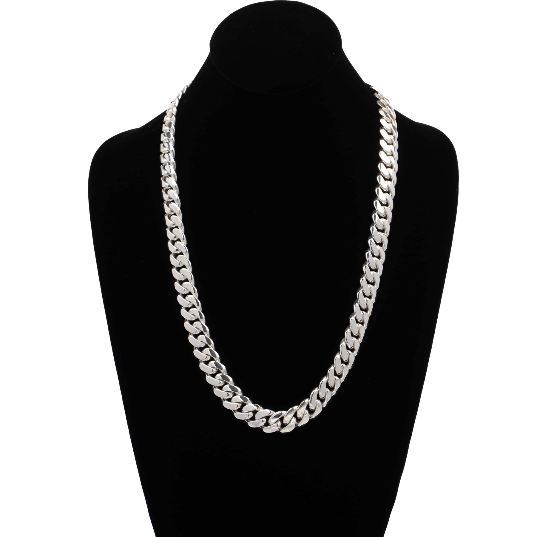 Silver Cuban Link Chain- 18mm | GOLDZENN Jewelry 20