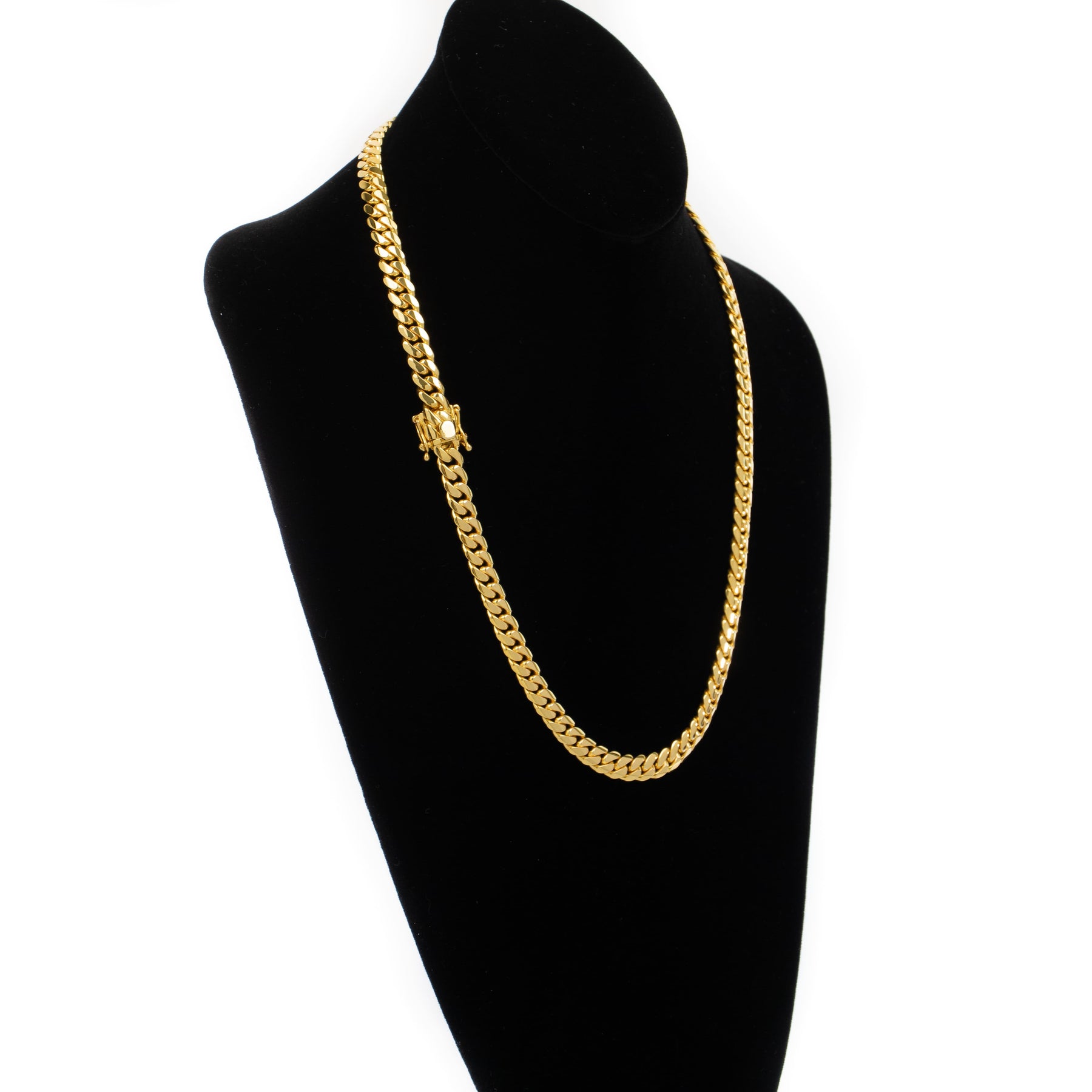 GOLDZENN Jewelry Silver Cuban Link Chain