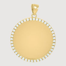  alt=" Cherish memories with our 10k gold picture pendant. Insert your photo for a unique keepsake blending luxury and sentiment. "
