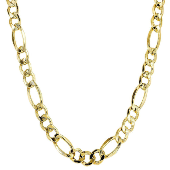 3mm - Figaro Link Chain - Solid Yellow Gold