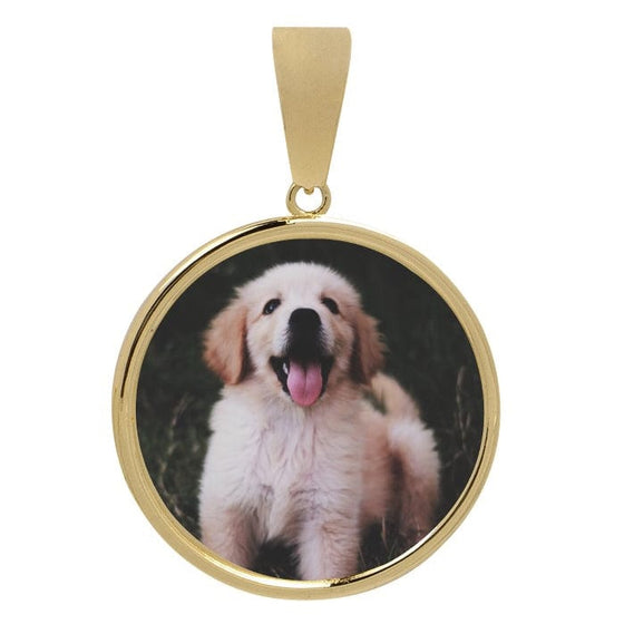 Picture Pendant in 10k Solid Gold