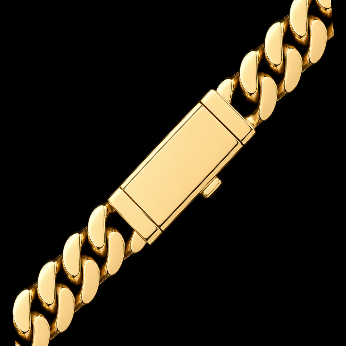 GOLDZENN sleek lock in solid gold