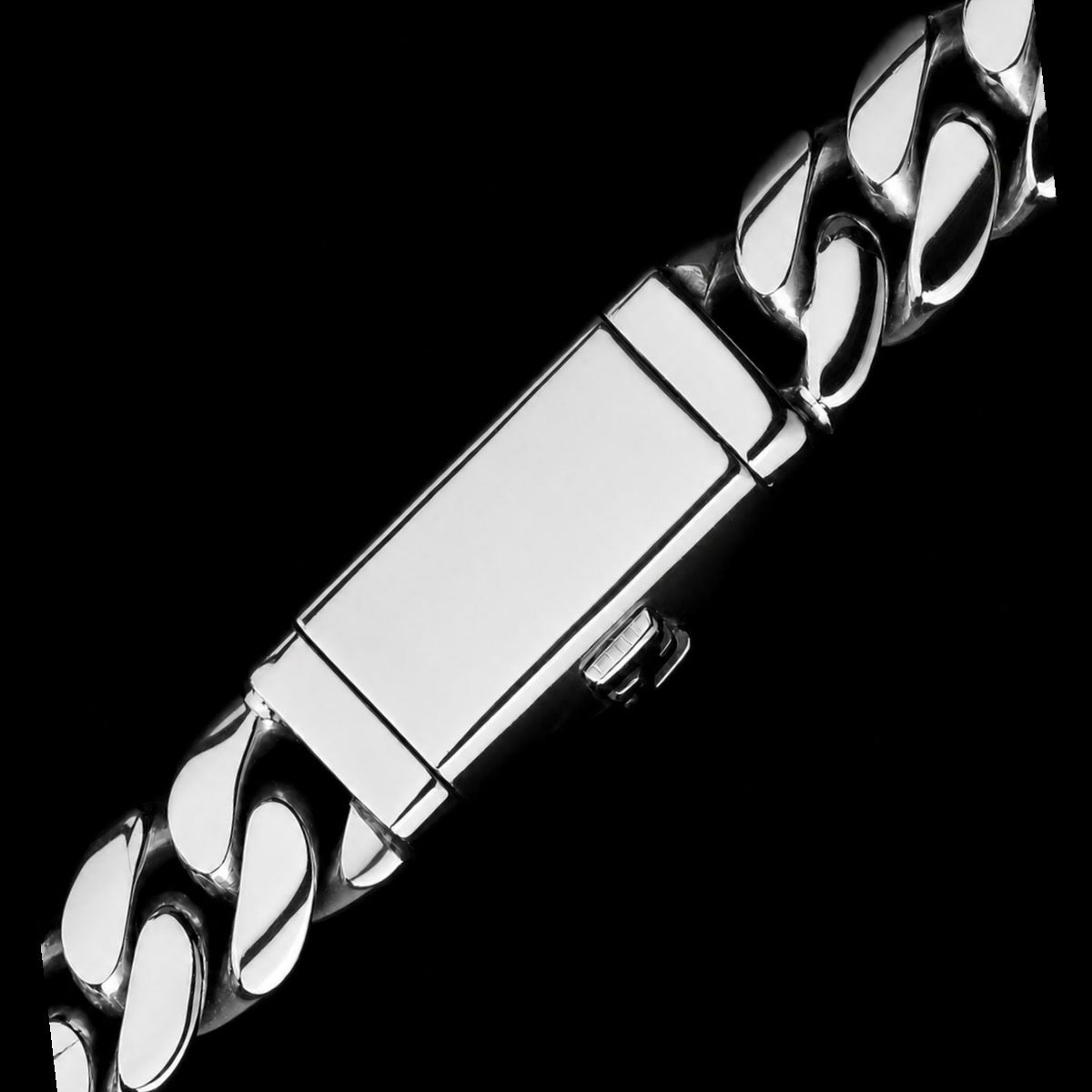 GOLDZENN sleek lock in 950 silver